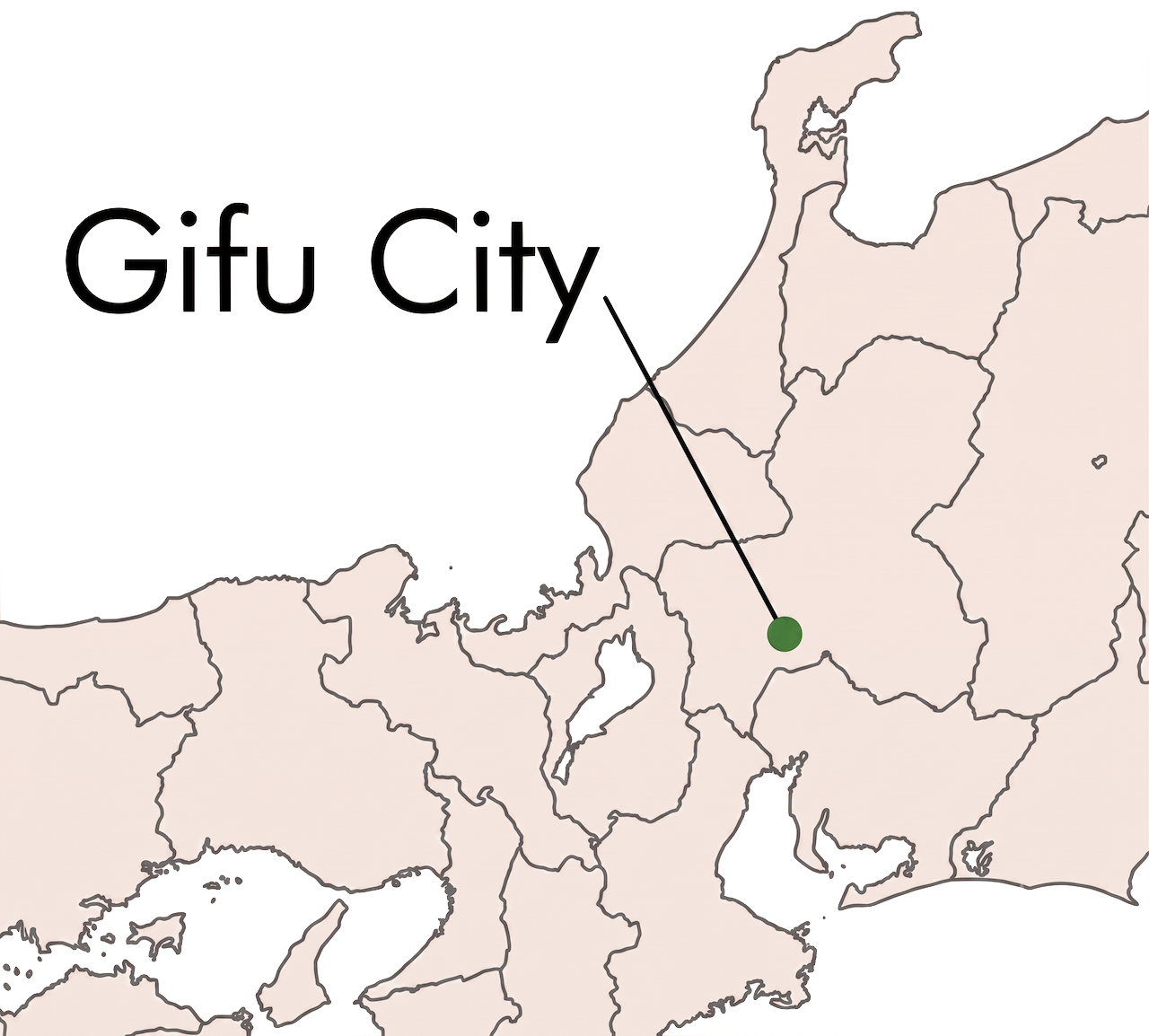 岐阜市の立地・アクセスマップ